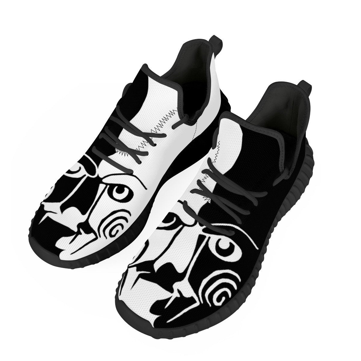 Saw Mesh Knit Sneaker Yeezy, Horror, SAW noxfan Women US5 (EU35) 