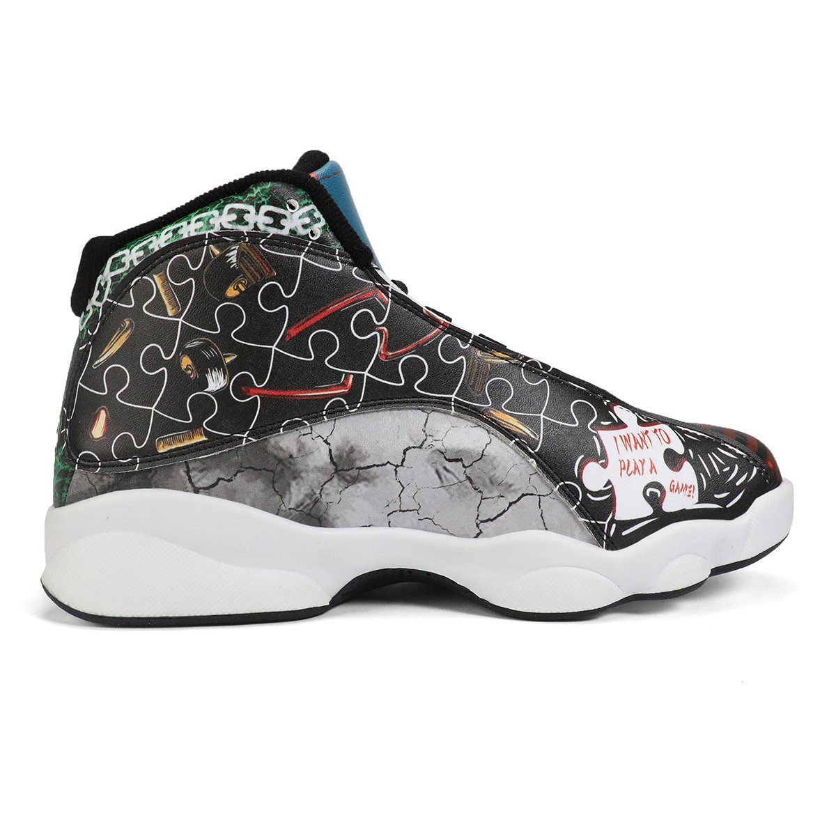 SAW Retro Sneaker Jordan 13, Horror, SAW noxfan 