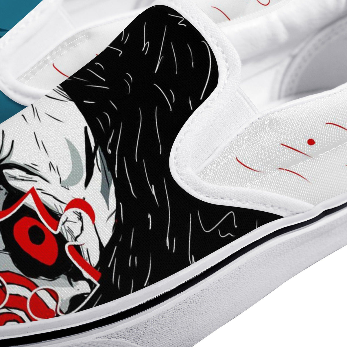 Saw Custom Vans Slip On Shoes