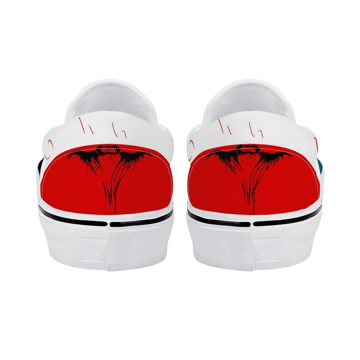 Saw Custom Vans Slip On Shoes