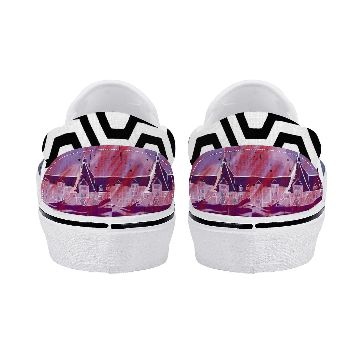 The shining Custom Vans Slip On Shoes