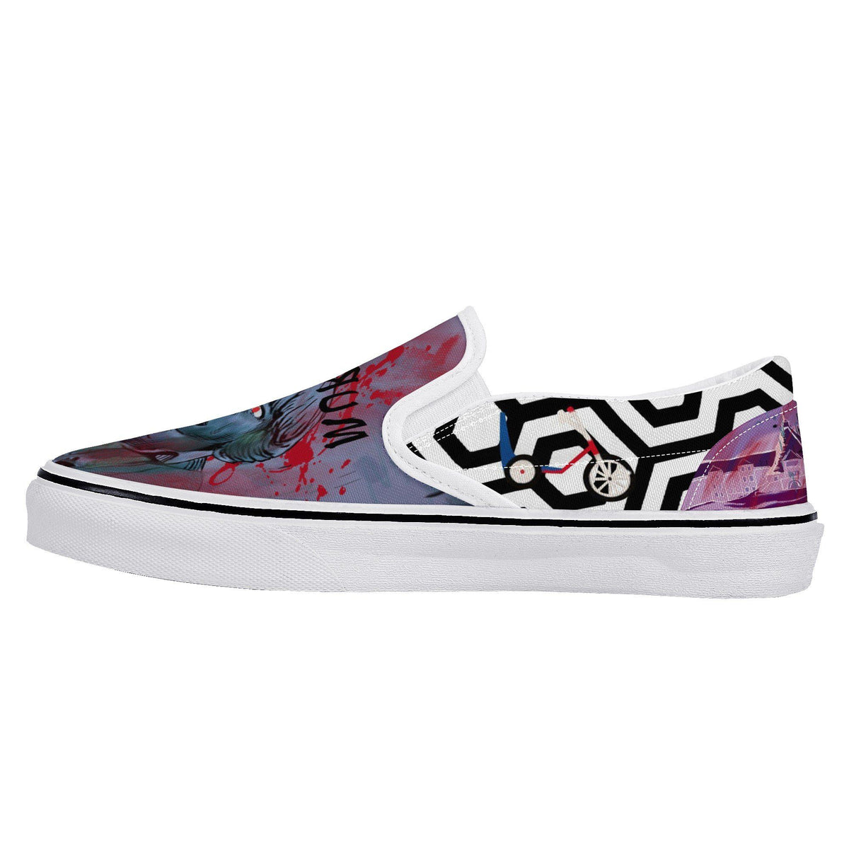 The shining Custom Vans Slip On Shoes