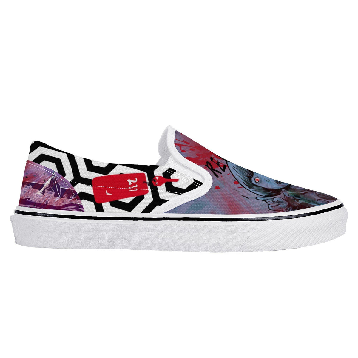 The shining Custom Vans Slip On Shoes