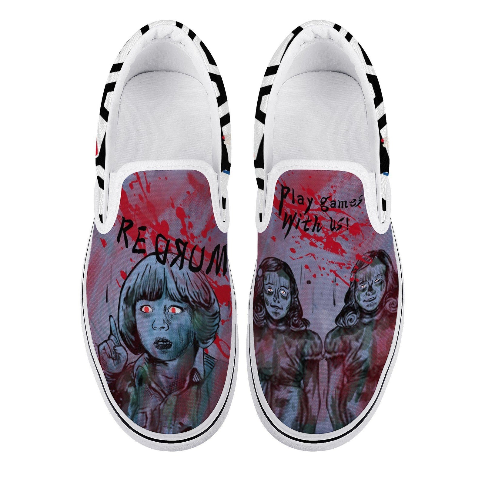 The shining Custom Vans Slip On Shoes