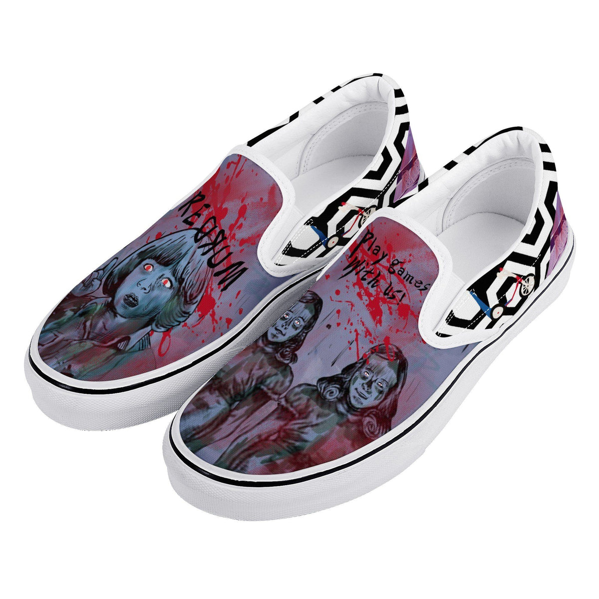 The shining Custom Vans Slip On Shoes