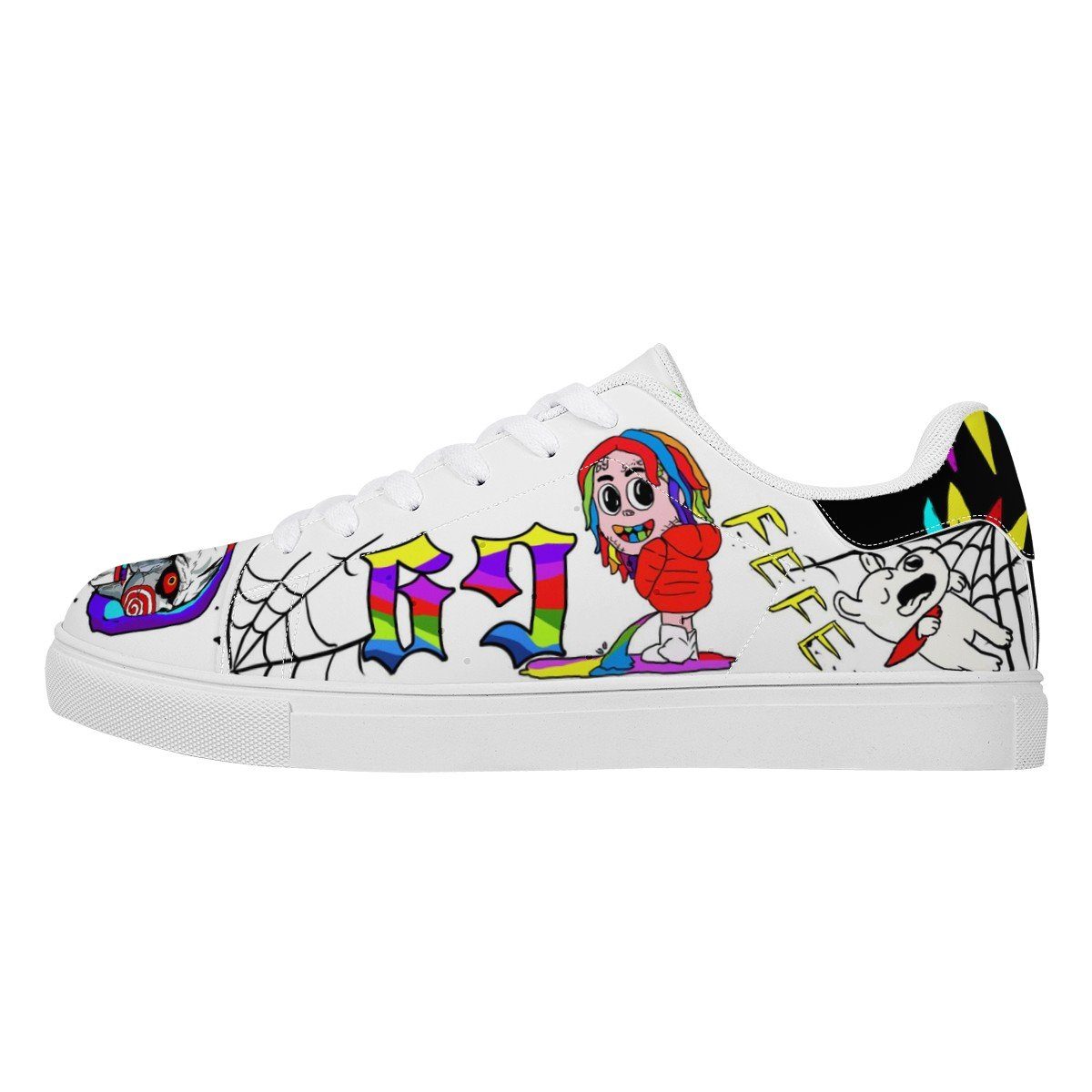Sixnine Low Top Sneaker Stan Smith, Rapper, 6ix9ine noxfan Women US6 (EU37) 