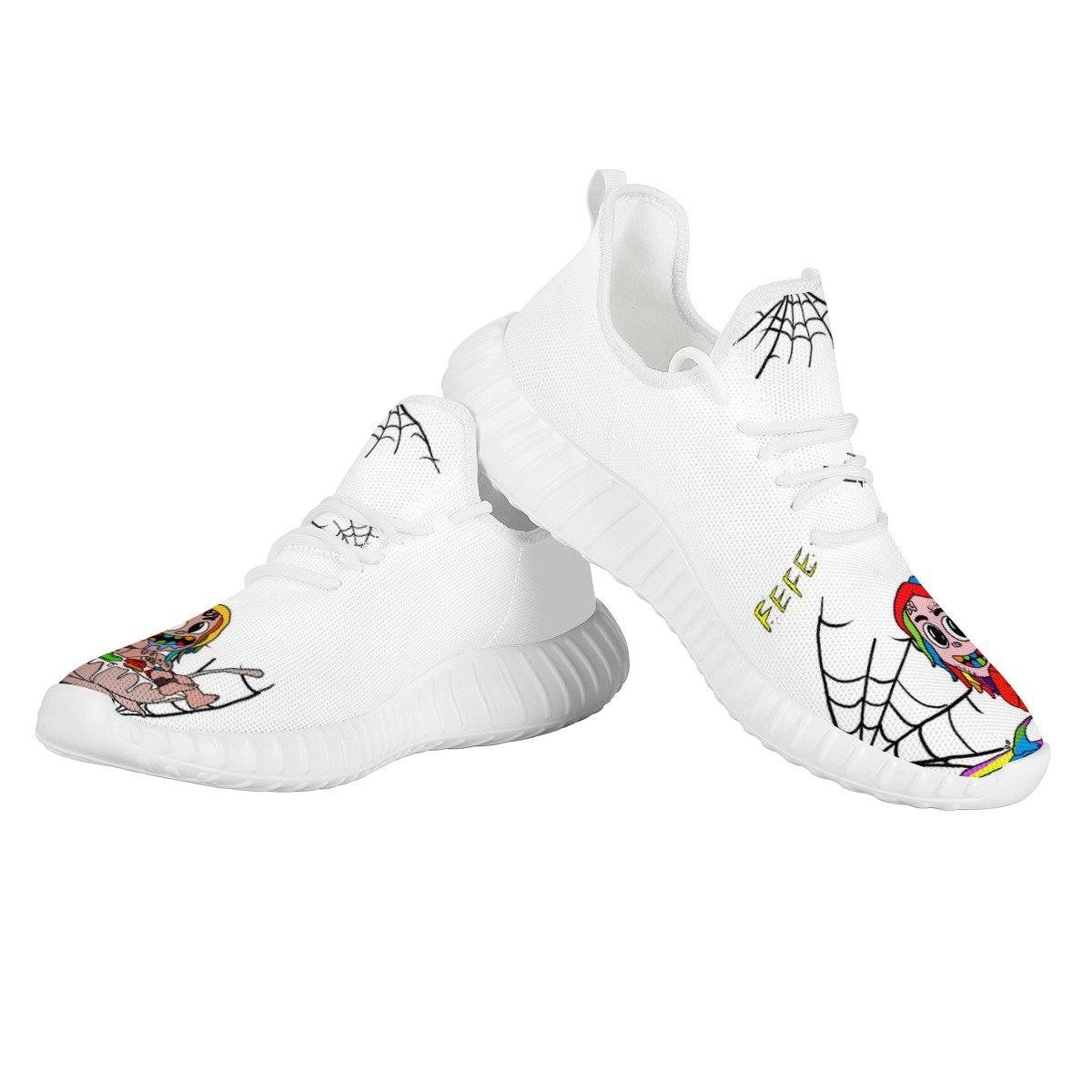 6ix9ine Custom Yeezy Walking Shoes