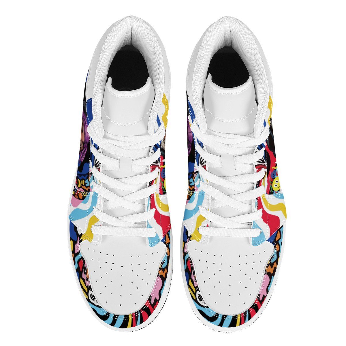 Ski Mask the Slump God High Top Leather Sneaker Custom Jordan 1, Rapper, Ski Mask the Slump God noxfan 