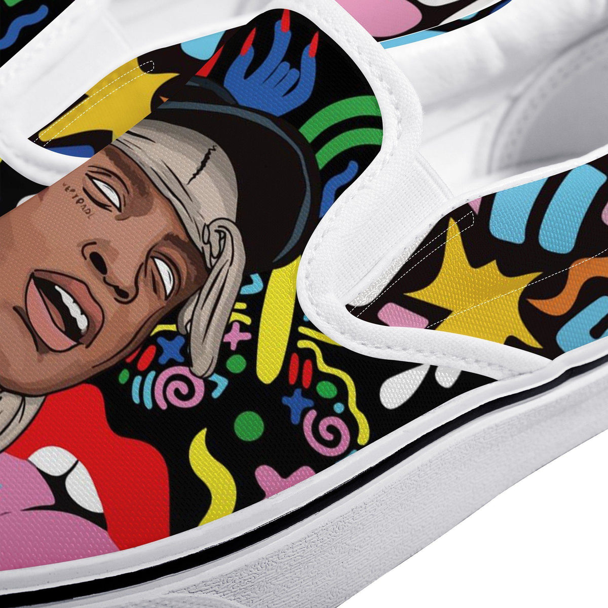 Ski Mask the Slump God Custom Vans Slip On Shoes