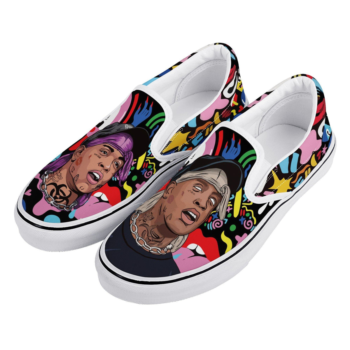 Ski Mask the Slump God Custom Vans Slip On Shoes