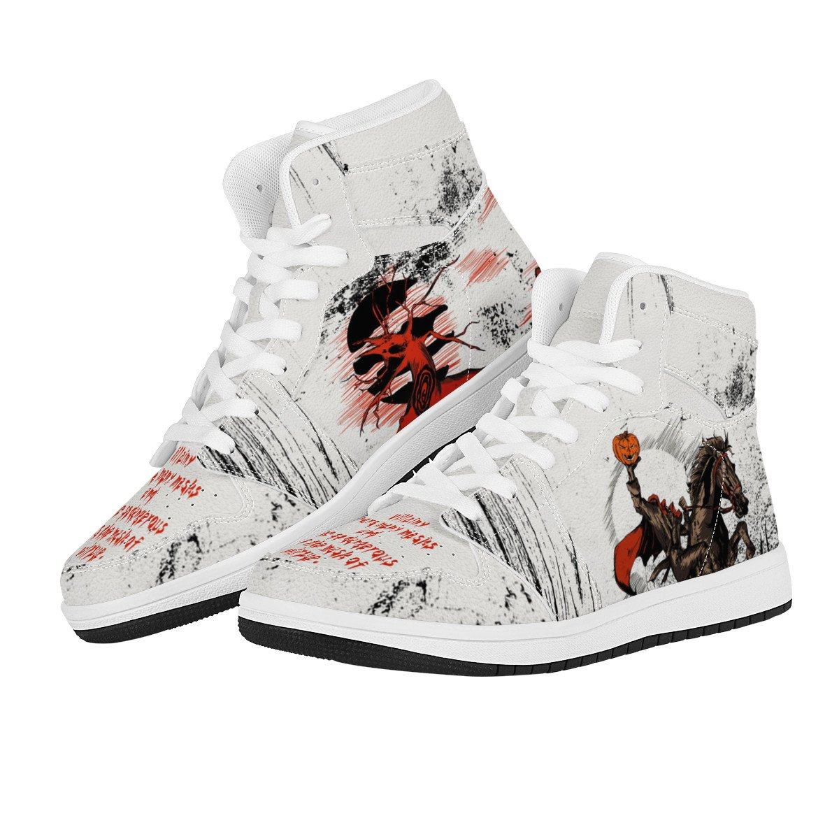 Sleepy Hollow High Top Leather Sneaker Custom Jordan 1, Sleepy Hollow noxfan 