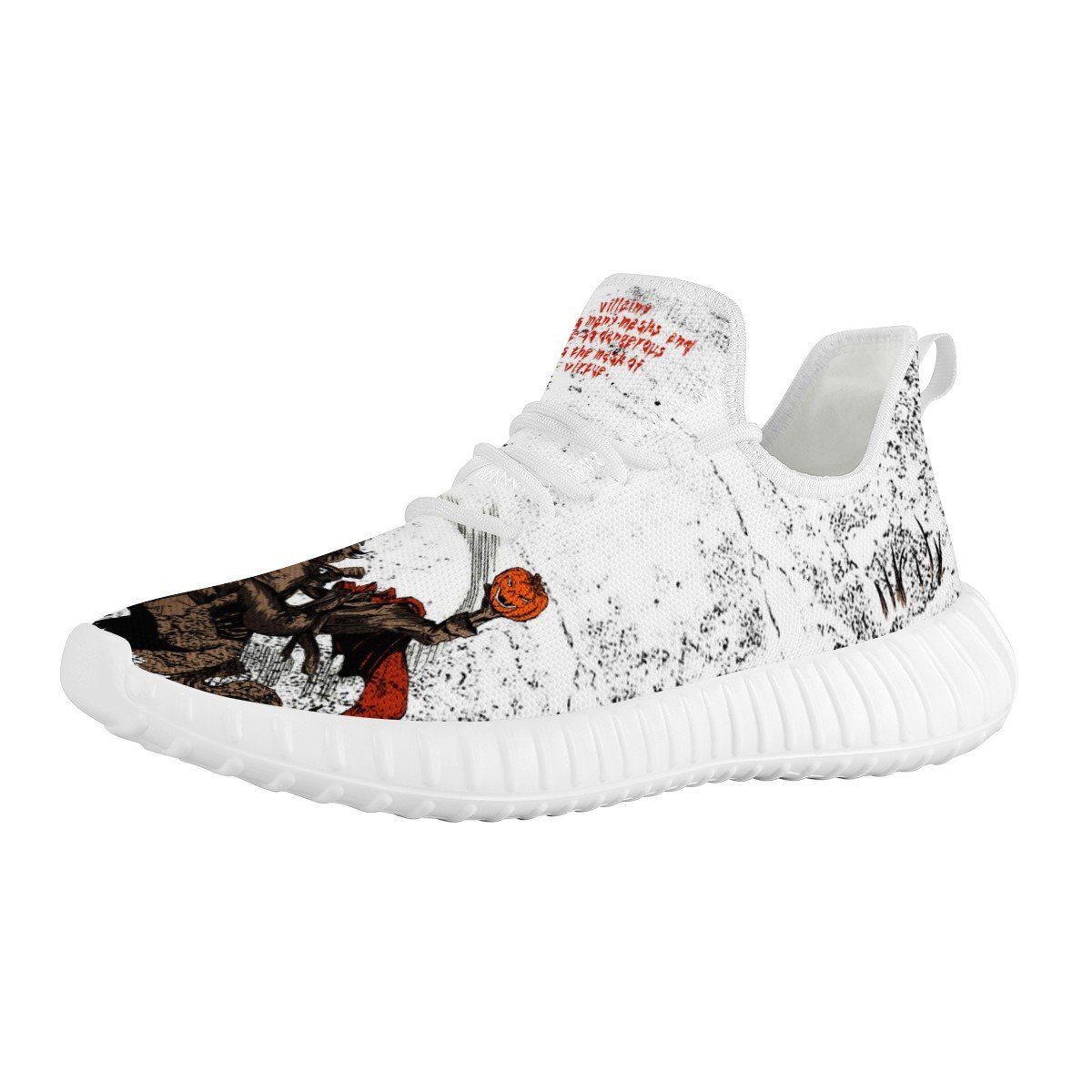 Sleepy Hollow Mesh Knit Sneaker Yeezy, Horror, Sleepy Hollow noxfan Women US5 (EU35) 