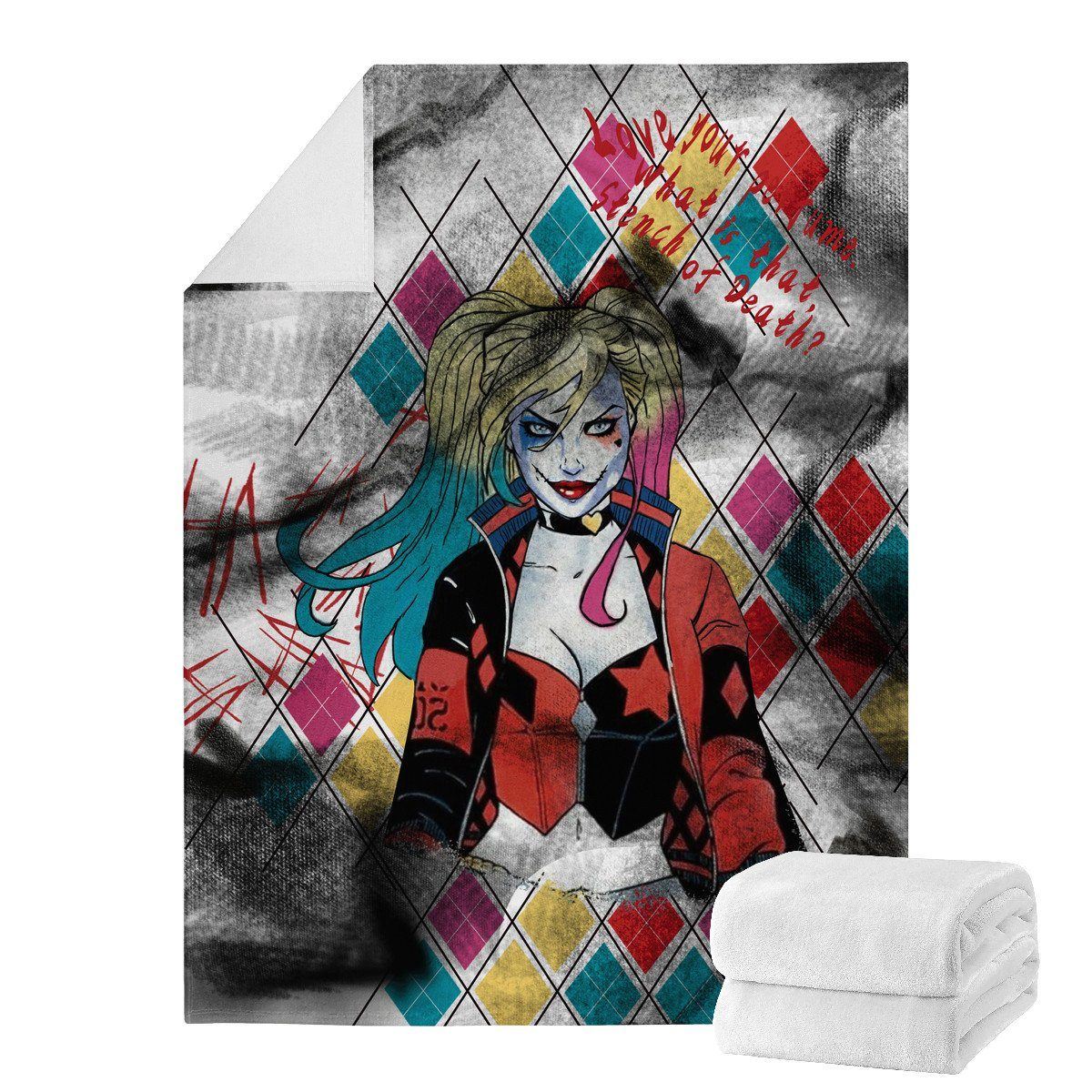 Suicide Squad Blanket Blanket, Suicide Squad noxfan XS (56&quot; x 43&quot;) 
