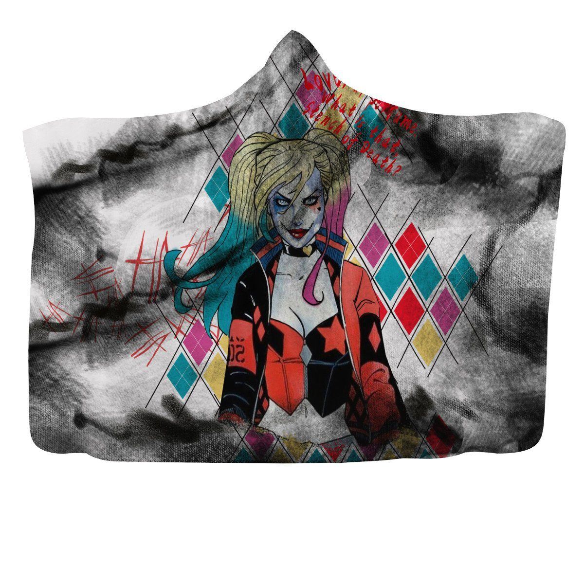 Suicide Squad Hooded Blanket Hooded Blanket, Suicide Squad noxfan 