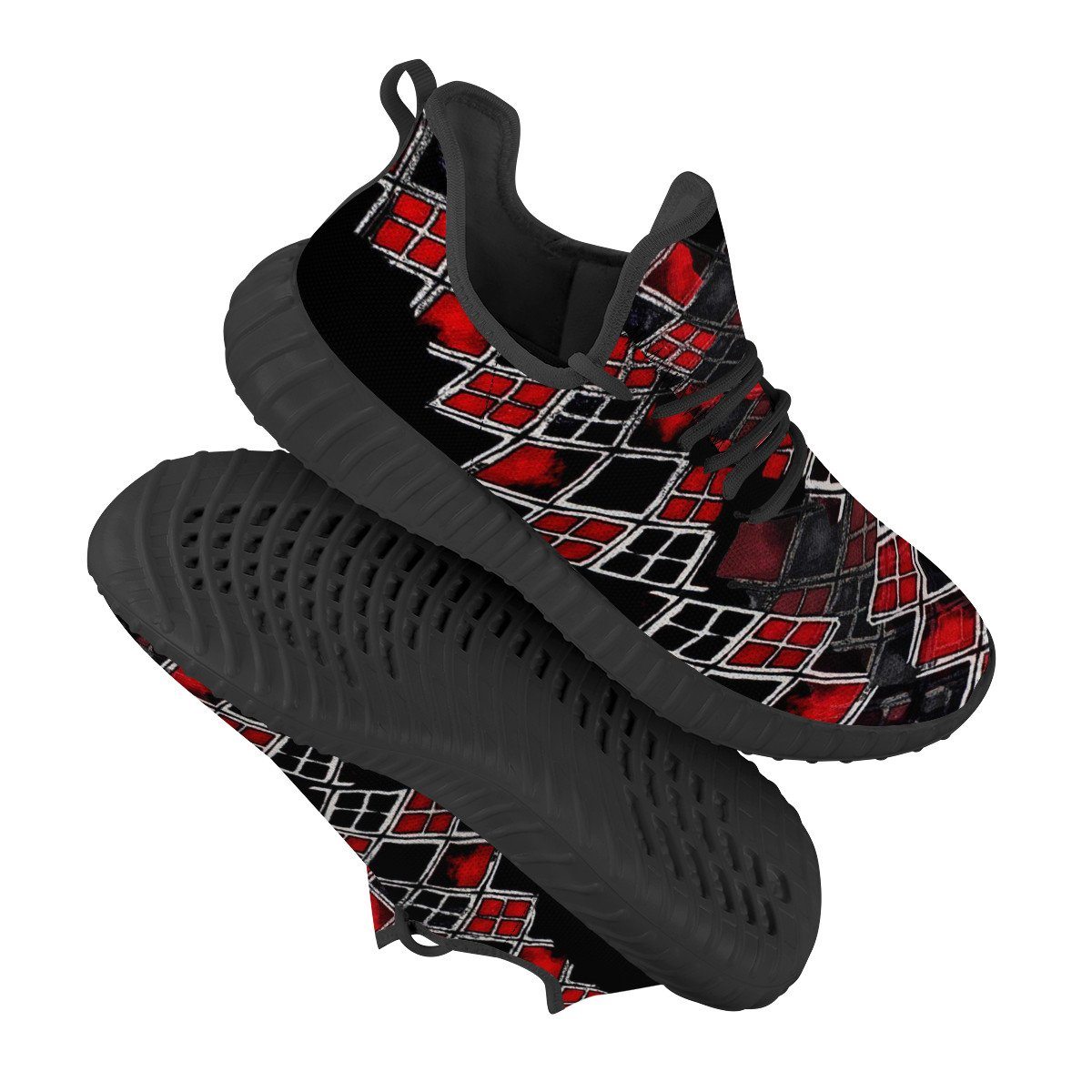 Suicide Squad Mesh Knit Sneaker Yeezy, Harley Quinn noxfan 