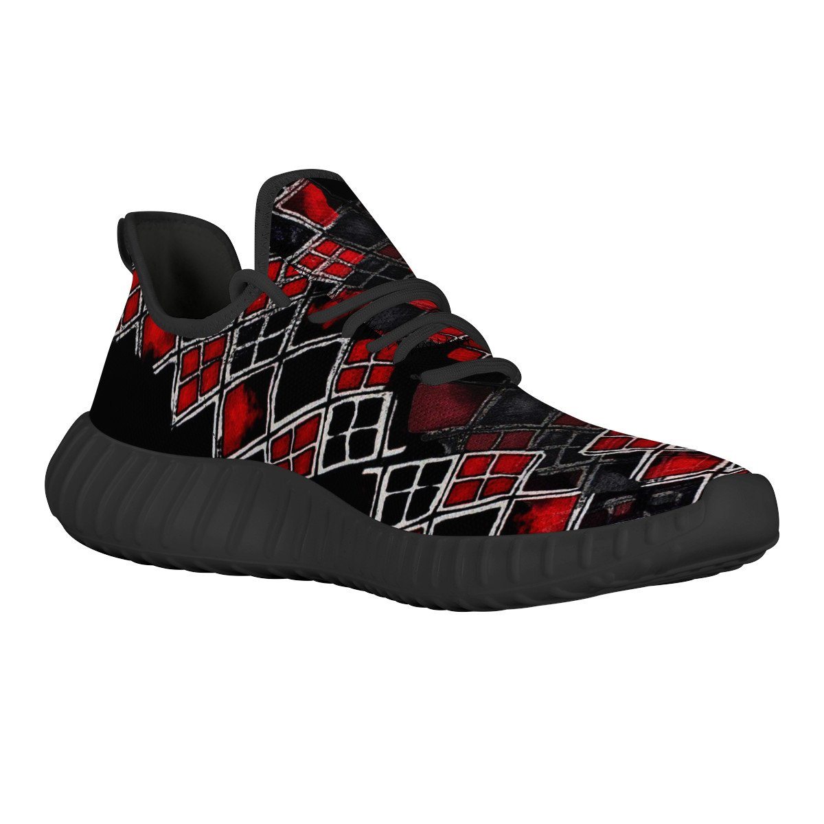 Suicide Squad Mesh Knit Sneaker Yeezy, Harley Quinn noxfan 