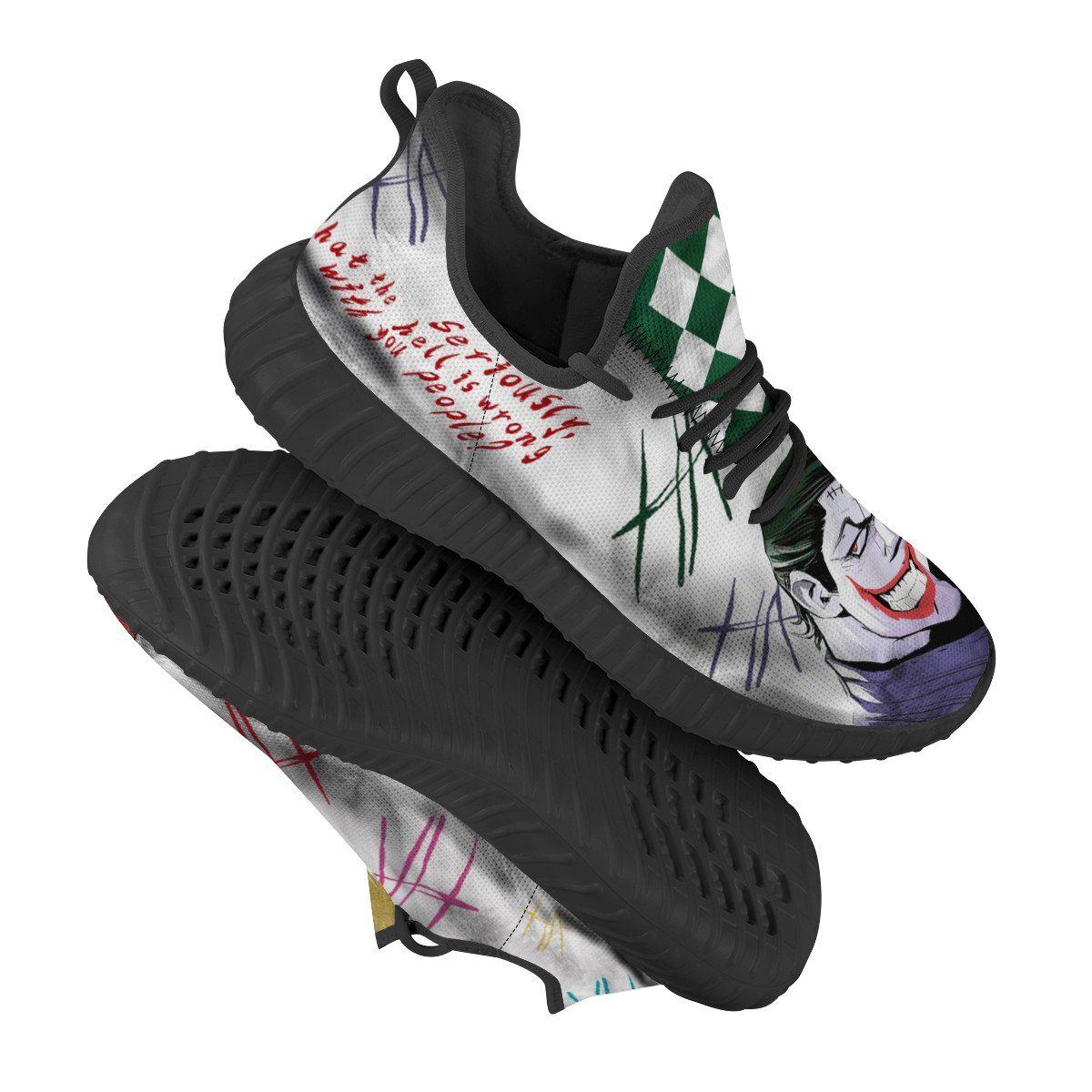 Suicide Squad Mesh Knit Sneakers Yeezy, Harley Quinn noxfan 