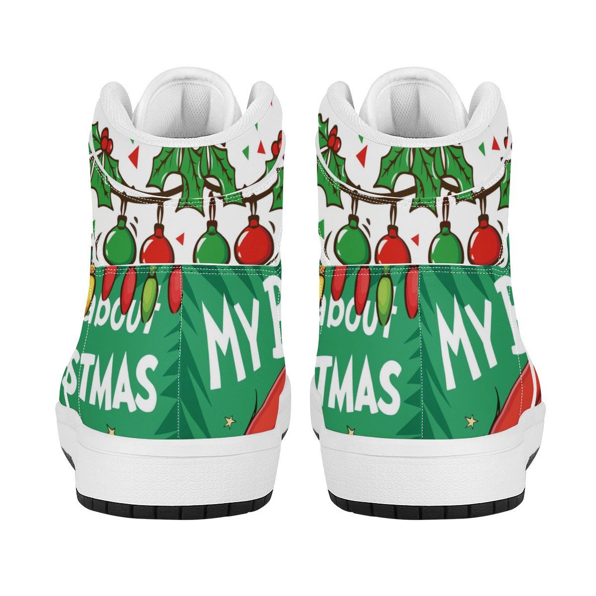 The Grinch Gift High Top Leather Sneaker Custom Jordan 1, How the Grinch Stole Christmas noxfan 