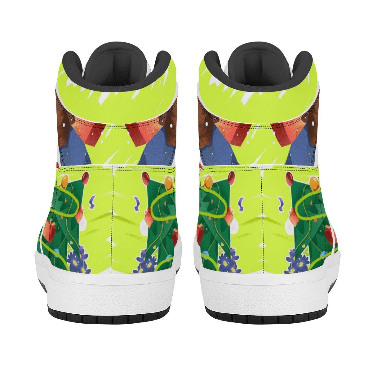 The Grinch High Top Leather Sneaker Custom Jordan 1, The Grinch noxfan 