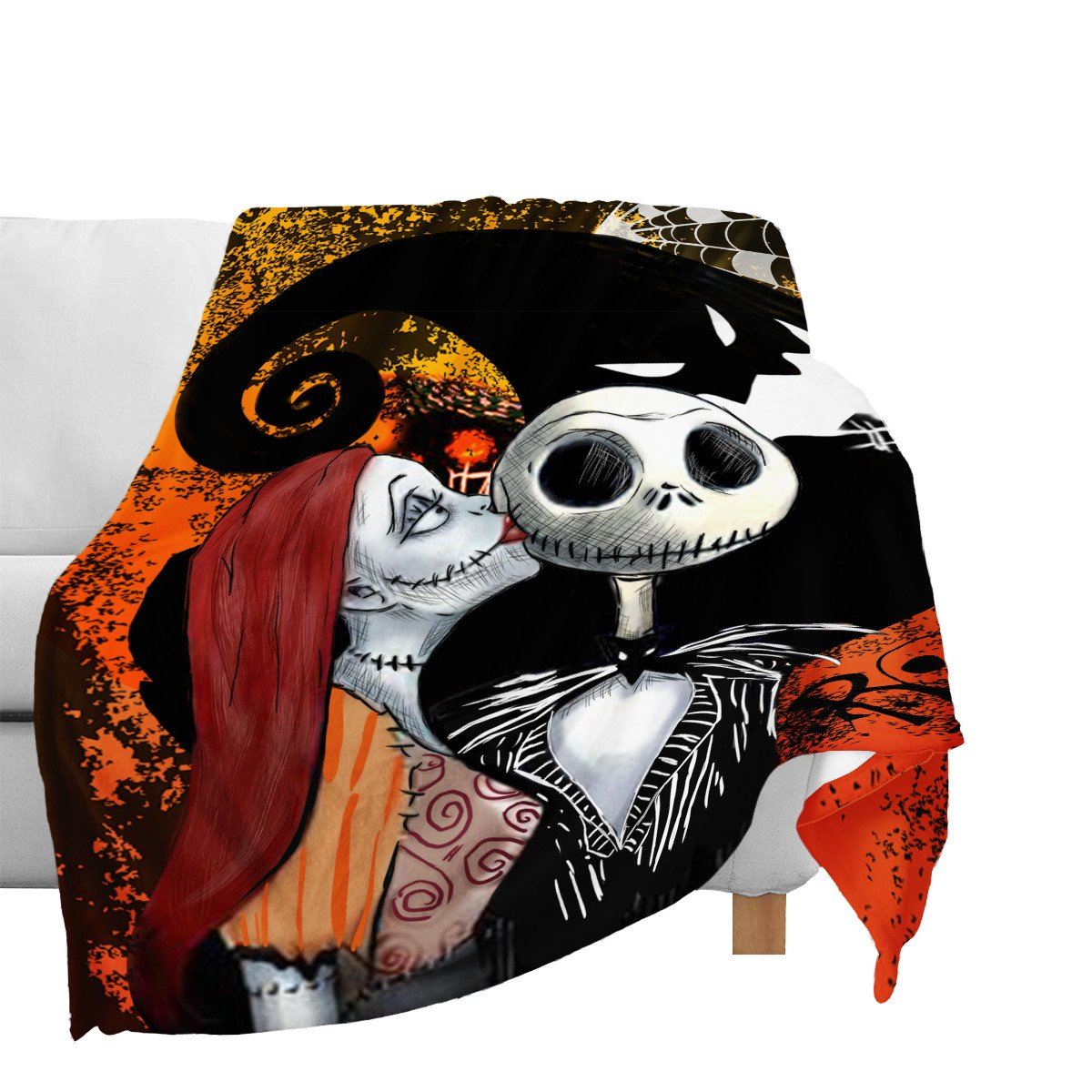 The Nightmare Before Christmas Blanket Blanket, Horror, The Nightmare Before Christmas noxfan 