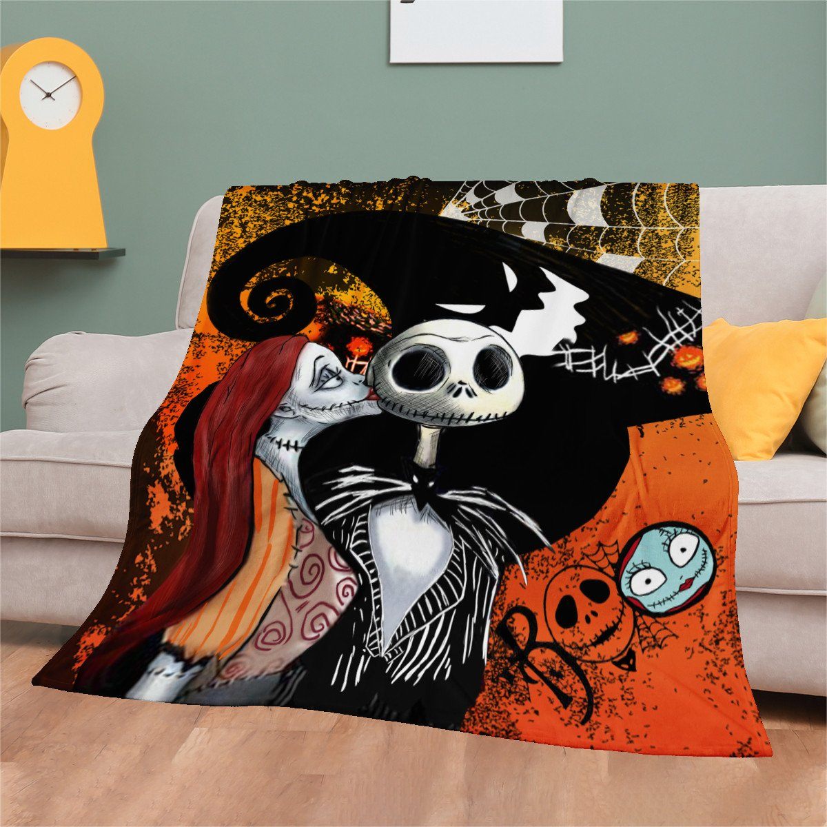 The Nightmare Before Christmas Blanket Blanket, Horror, The Nightmare Before Christmas noxfan 