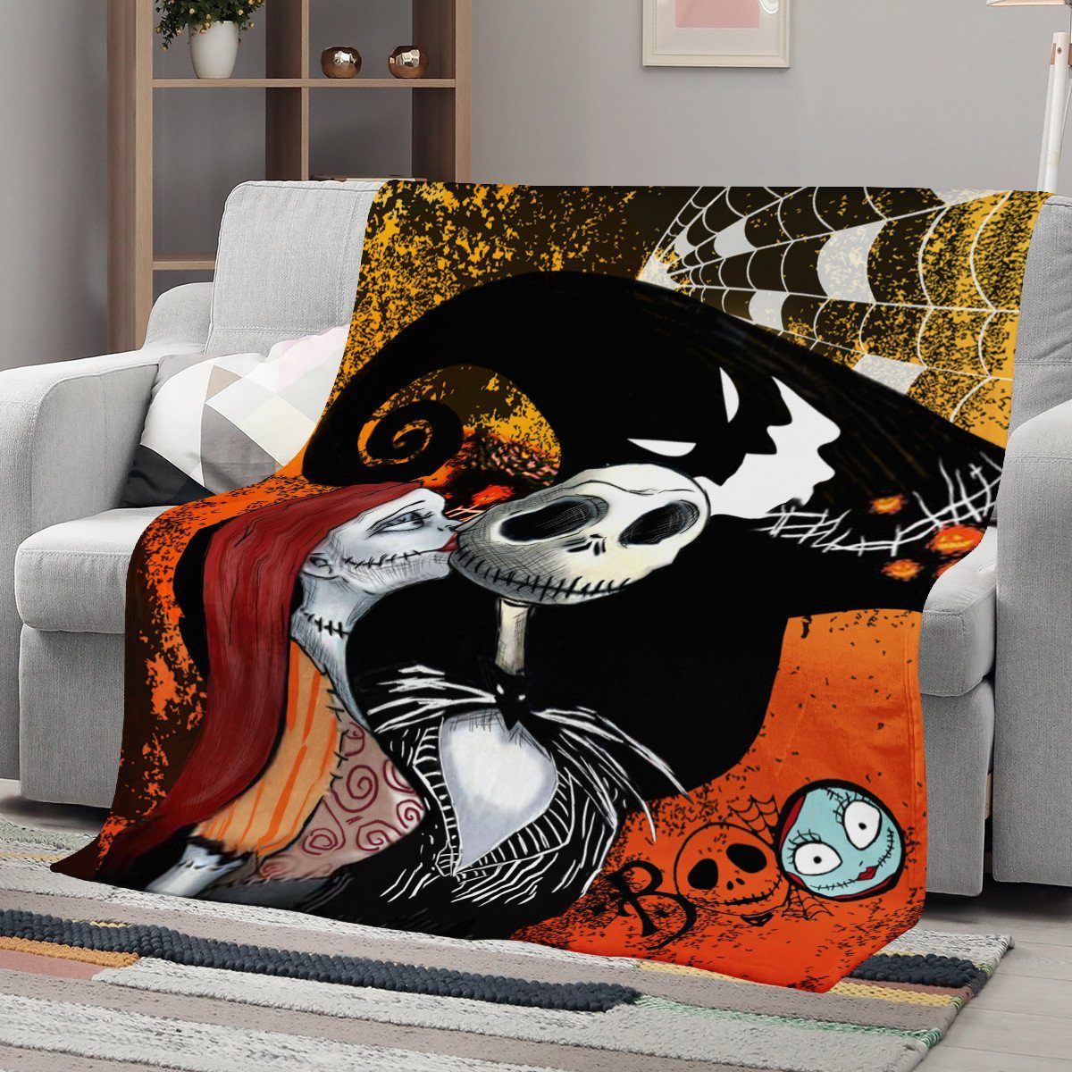 The Nightmare Before Christmas Blanket Blanket, Horror, The Nightmare Before Christmas noxfan 