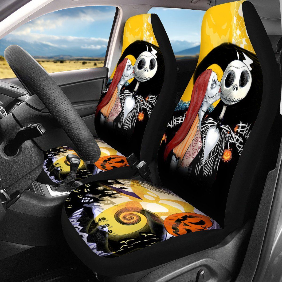 The Nightmare Before Christmas Custom Car Seat Covers
