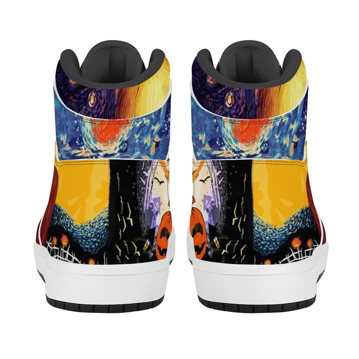 The Nightmare Before Christmas High Top Leather Sneaker High-top, Sneaker, Horror noxfan 