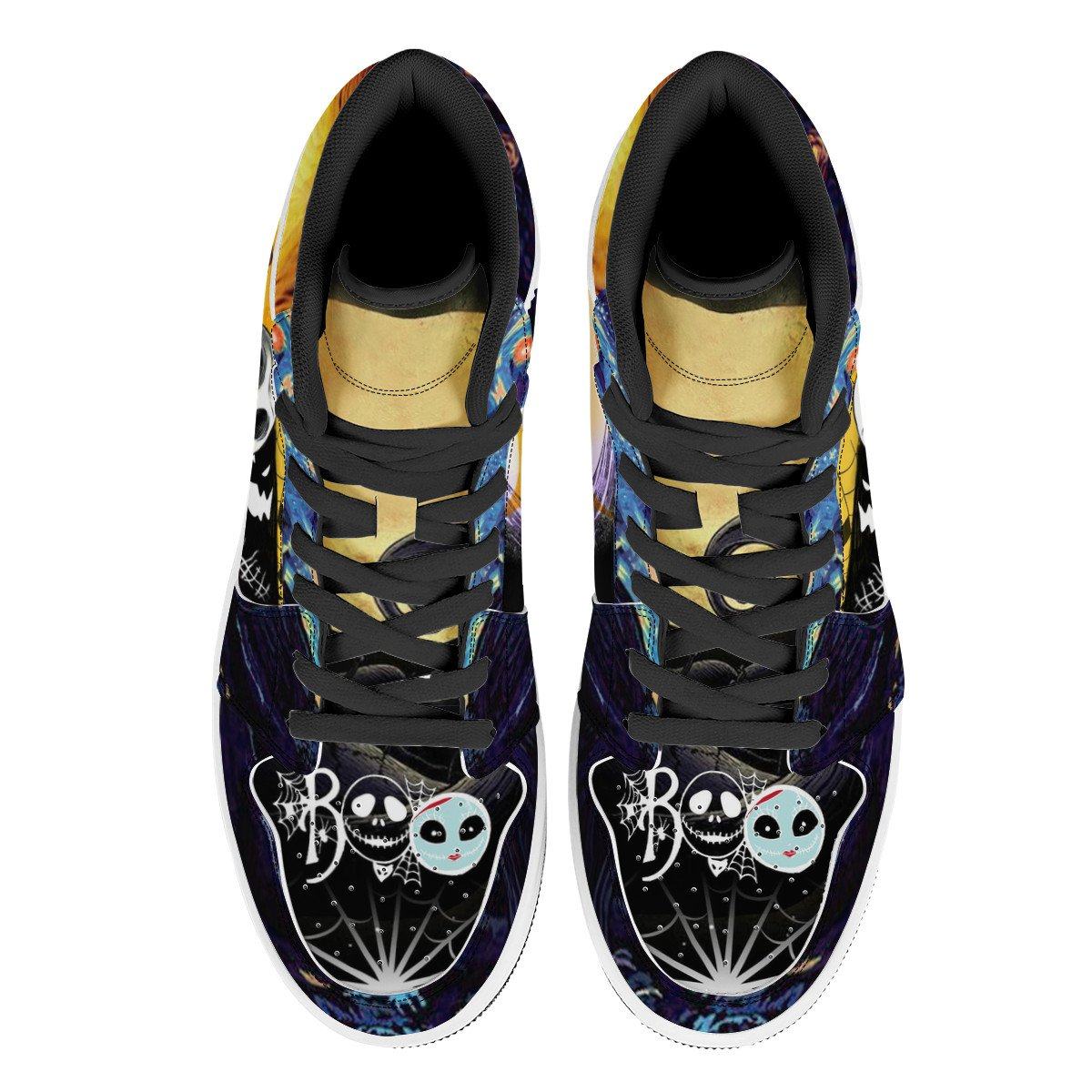 The Nightmare Before Christmas High Top Leather Sneaker High-top, Sneaker, Horror noxfan 