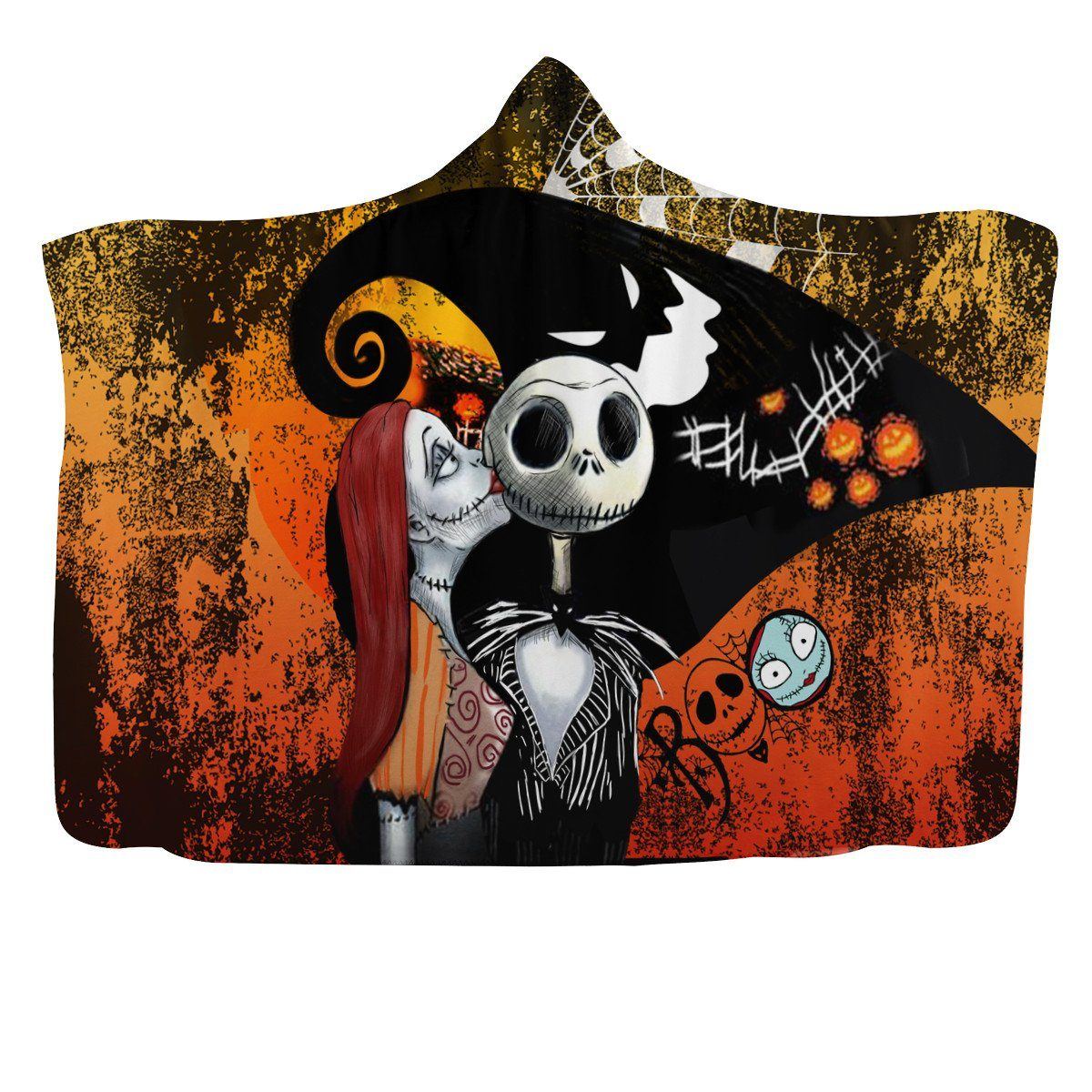 The Nightmare Before Christmas Hooded Blanket Hooded Blanket, Horror, The Nightmare Before Christmas noxfan 