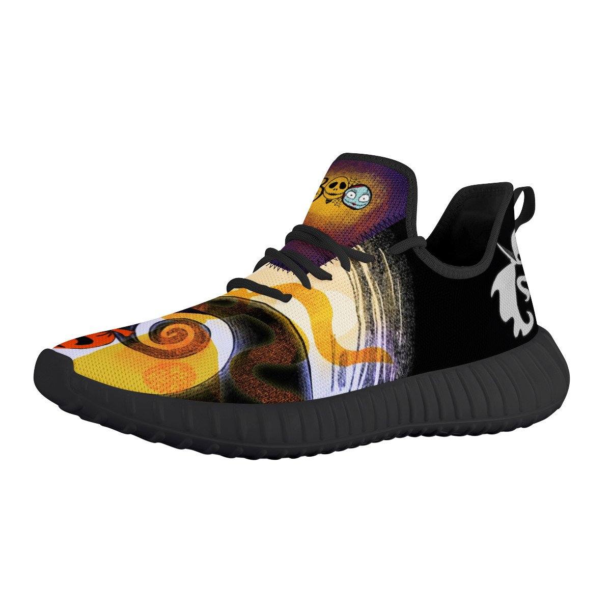 The Nightmare Before Christmas Mesh Knit Sneakers Yeezy, Horror, The Nightmare Before Christmas noxfan 