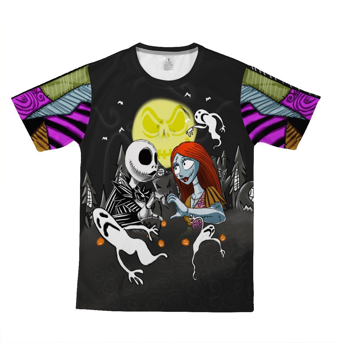 The Nightmare Before Christmas Shirt, Horror, The Nightmare Before Christmas noxfan XS 