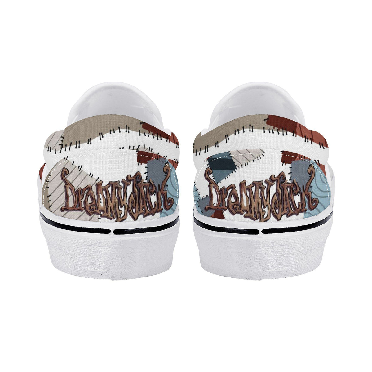 The Nightmare Before Christmas Custom Vans Slip On Shoes