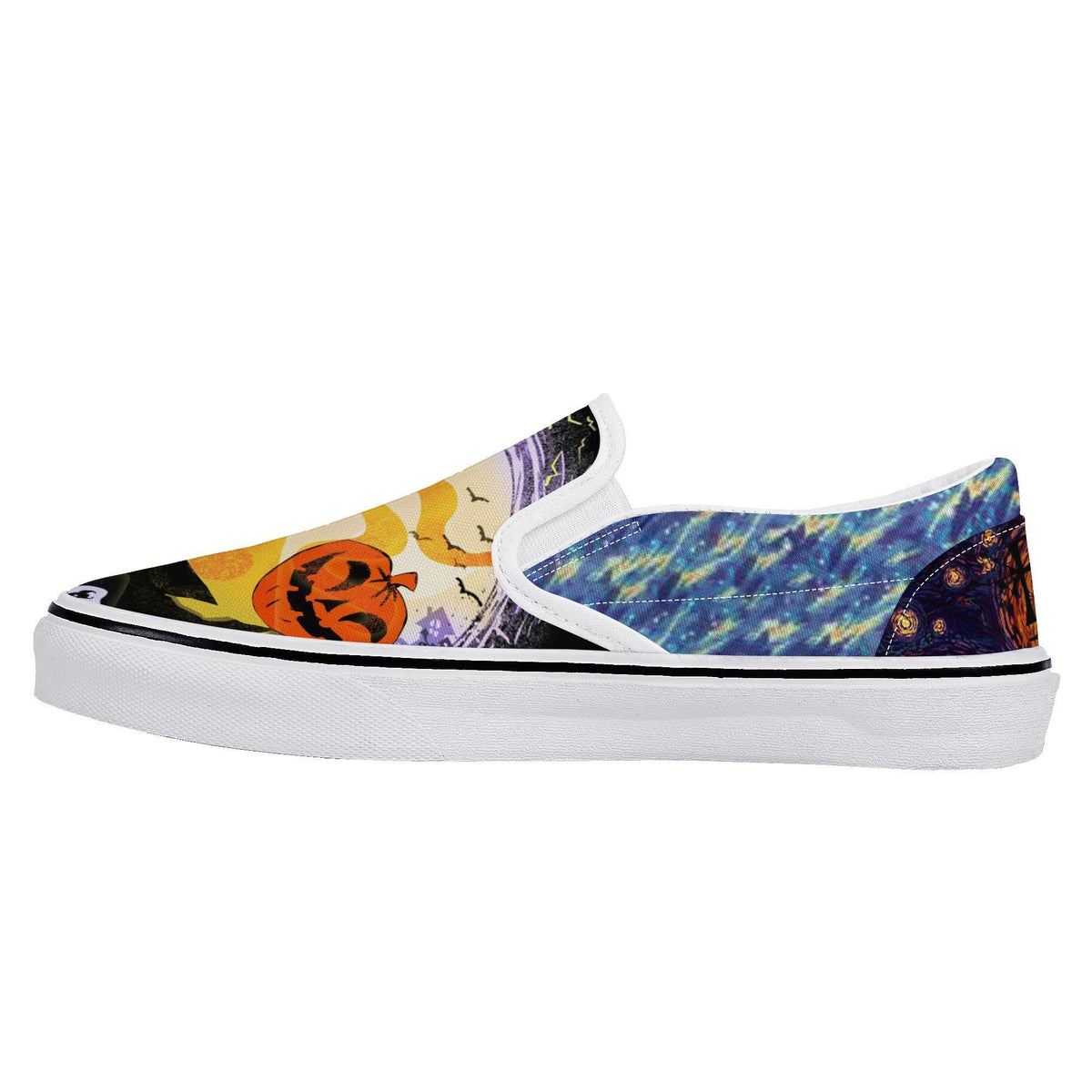 The Nightmare Before Christmas Custom Vans Slip On Shoes