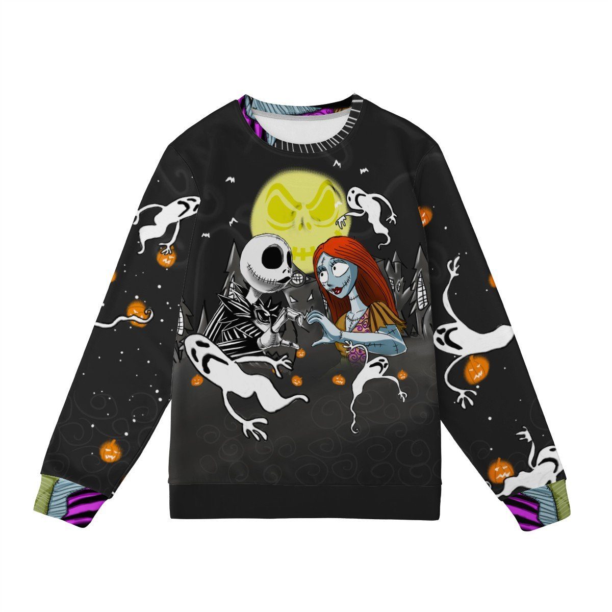 The Nightmare Before Christmas Sweatshirt Sweatshirt, Horror, The Nightmare Before Christmas noxfan 