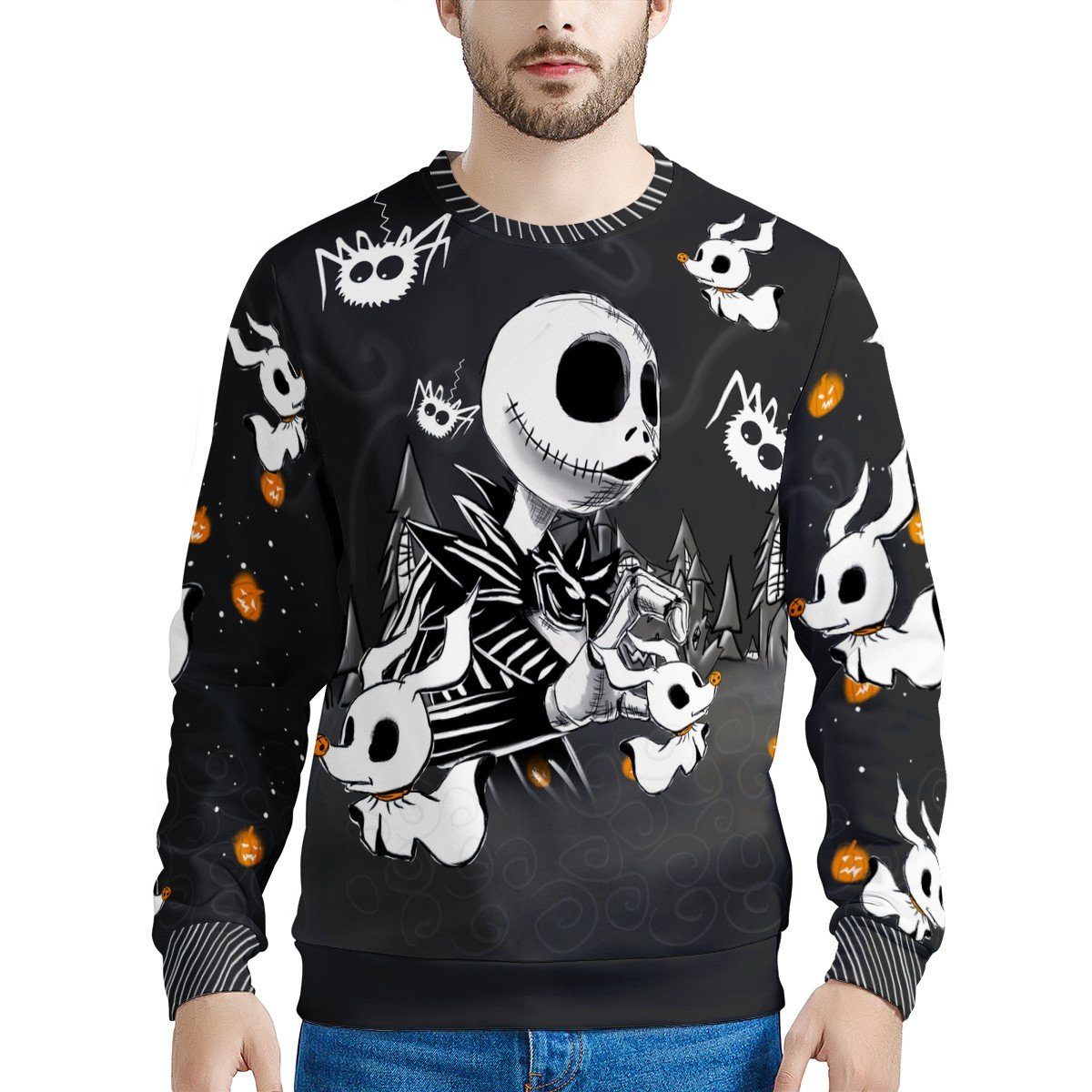 The Nightmare Before Christmas Sweatshirt Sweatshirt, Horror, The Nightmare Before Christmas noxfan 