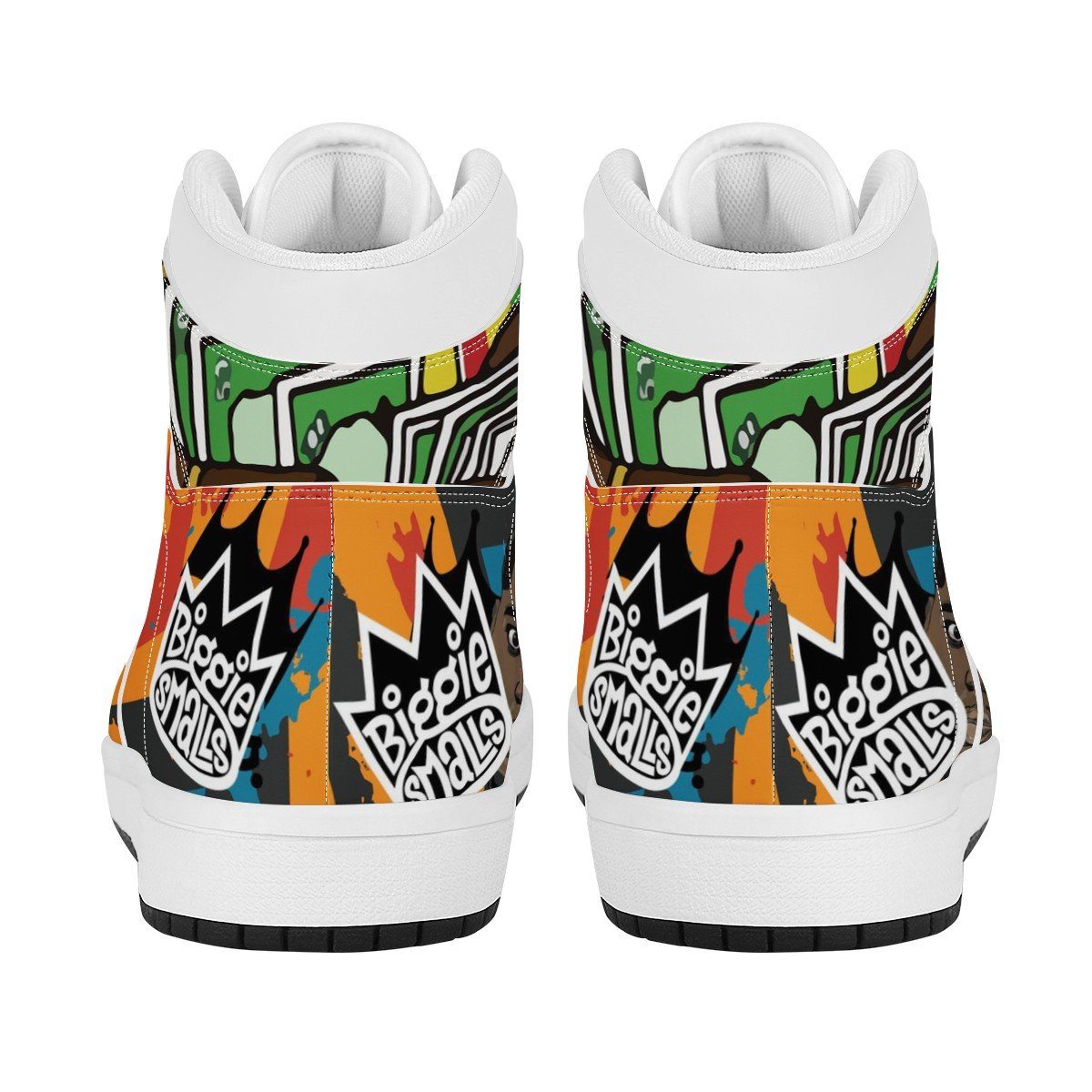 The Notorious B.I.G. High Top Leather Sneaker Custom Jordan 1, Rapper, The Notorious B.I.G. noxfan 