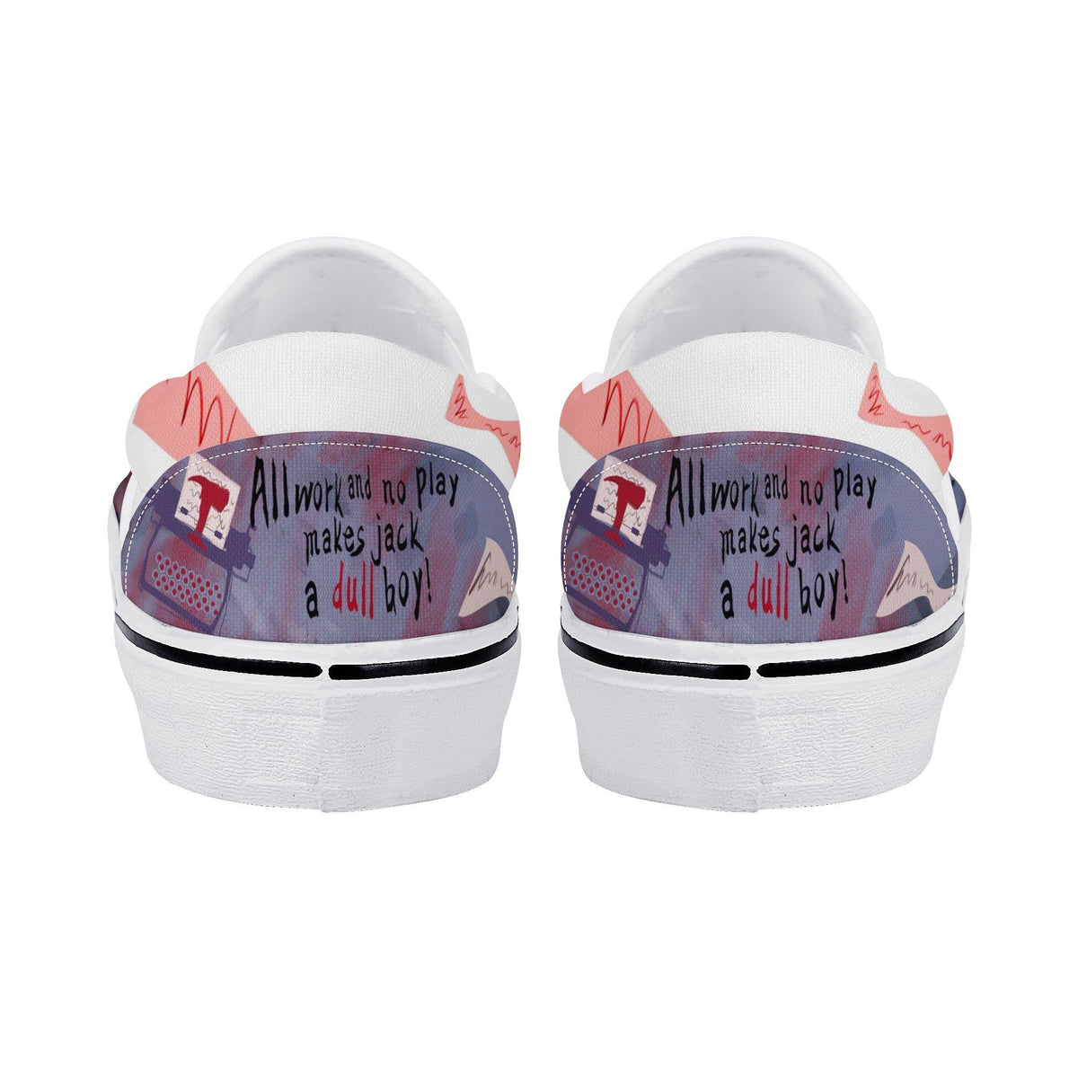 The Shining Custom Vans Slip On Shoes