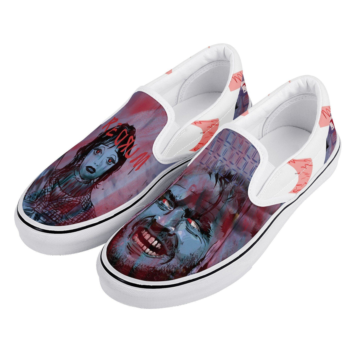 The Shining Custom Vans Slip On Shoes