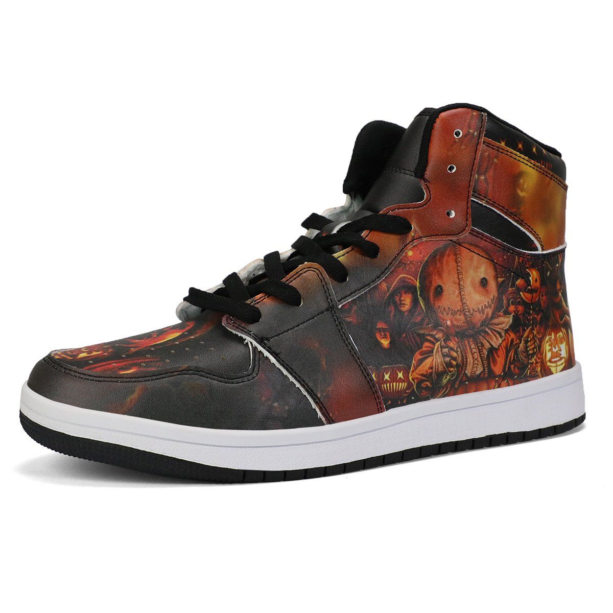 Trick&#39;r Treat High Top Leather Sneaker Custom Jordan 1, Horror, Trick&#39;r Treat noxfan 