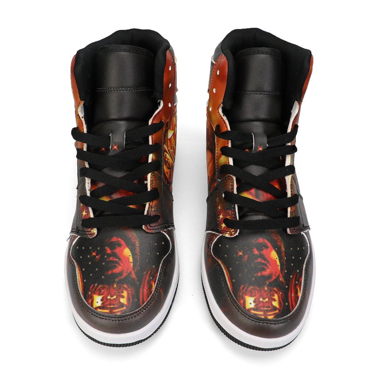 Trick&#39;r Treat High Top Leather Sneaker Custom Jordan 1, Horror, Trick&#39;r Treat noxfan 