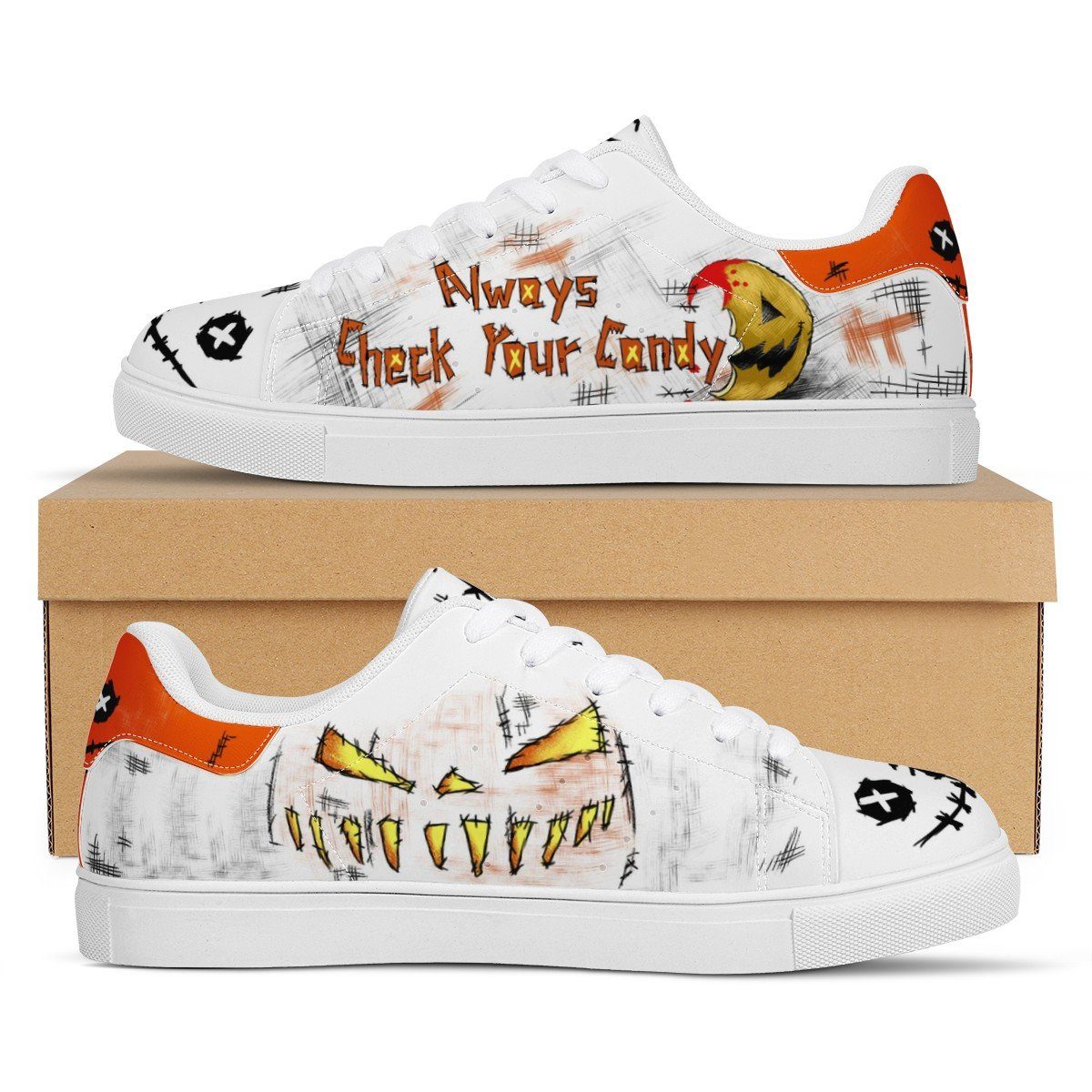 Trick&#39;r Treat Low Top Sneaker Stan Smith, Horror, Trick&#39;r Treat noxfan Women US5.5 (EU36) 