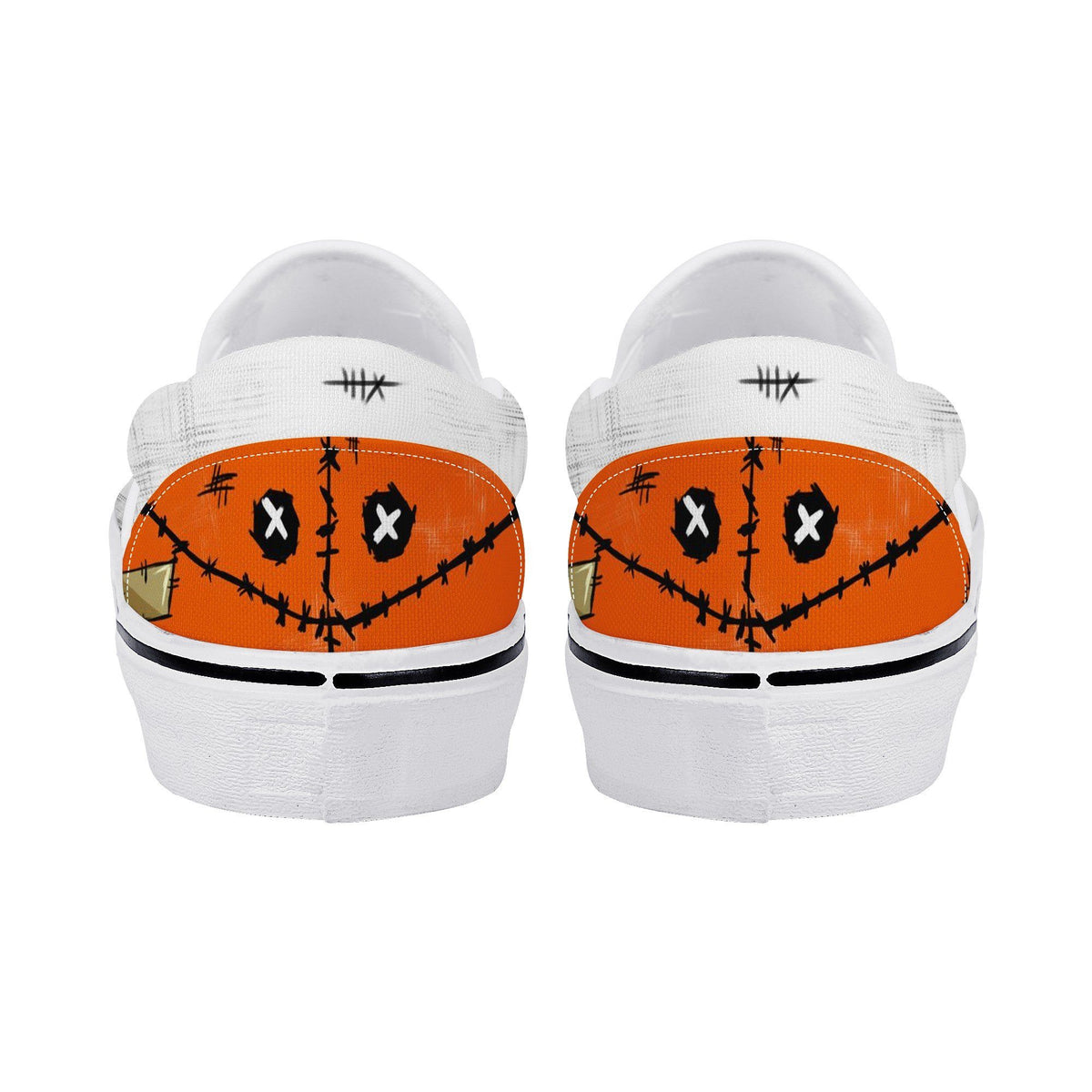 Trick &#39;r Treat Custom Vans Slip On Shoes