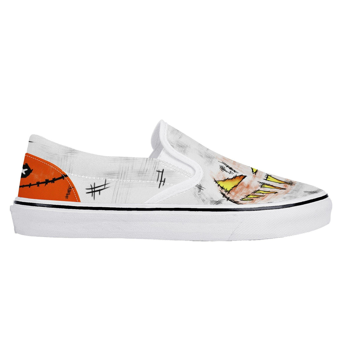 Trick &#39;r Treat Custom Vans Slip On Shoes