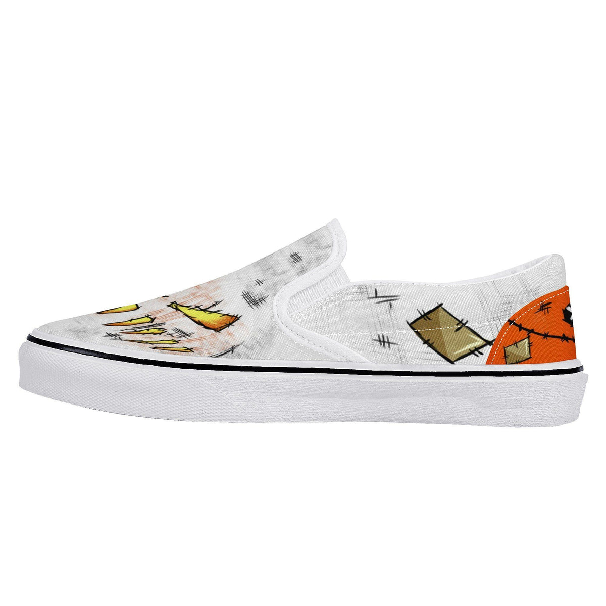 Trick &#39;r Treat Custom Vans Slip On Shoes