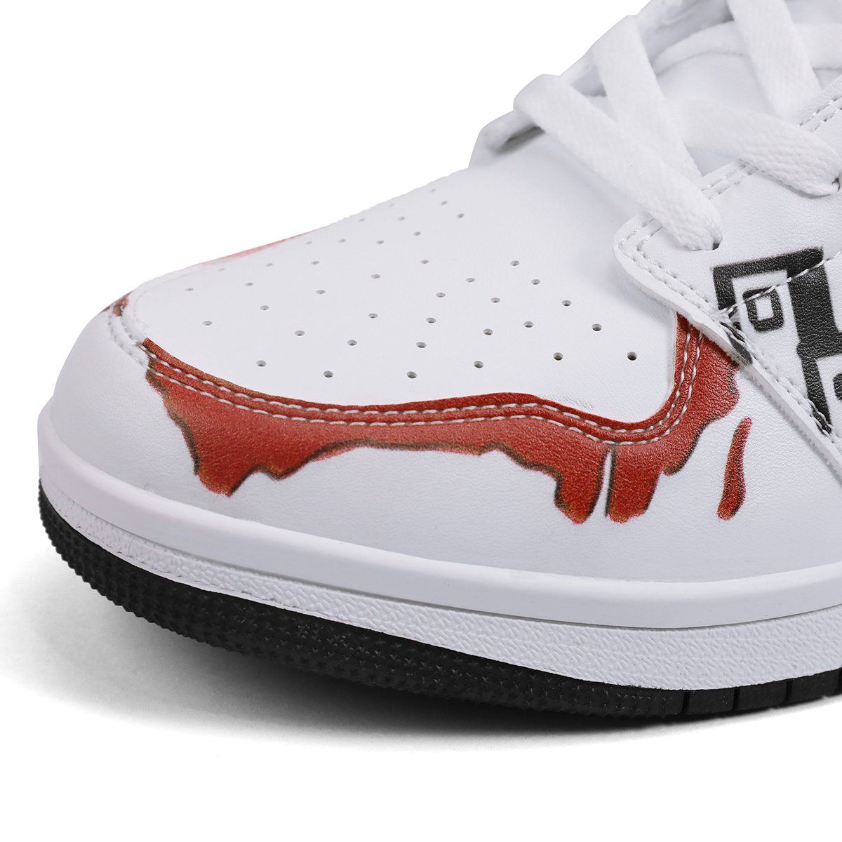 Why So Serious High Top Leather Sneaker Custom Jordan 1, Joker noxfan 