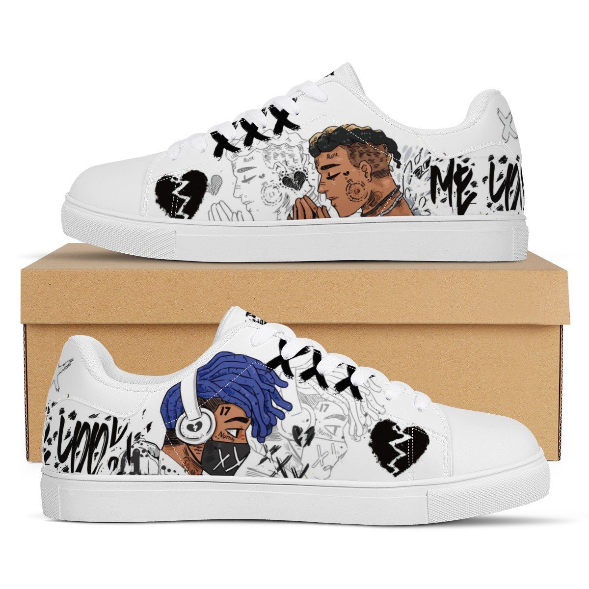 XXXTentacion Low Top Sneaker Stan Smith, Rapper, XXXTentacion noxfan 