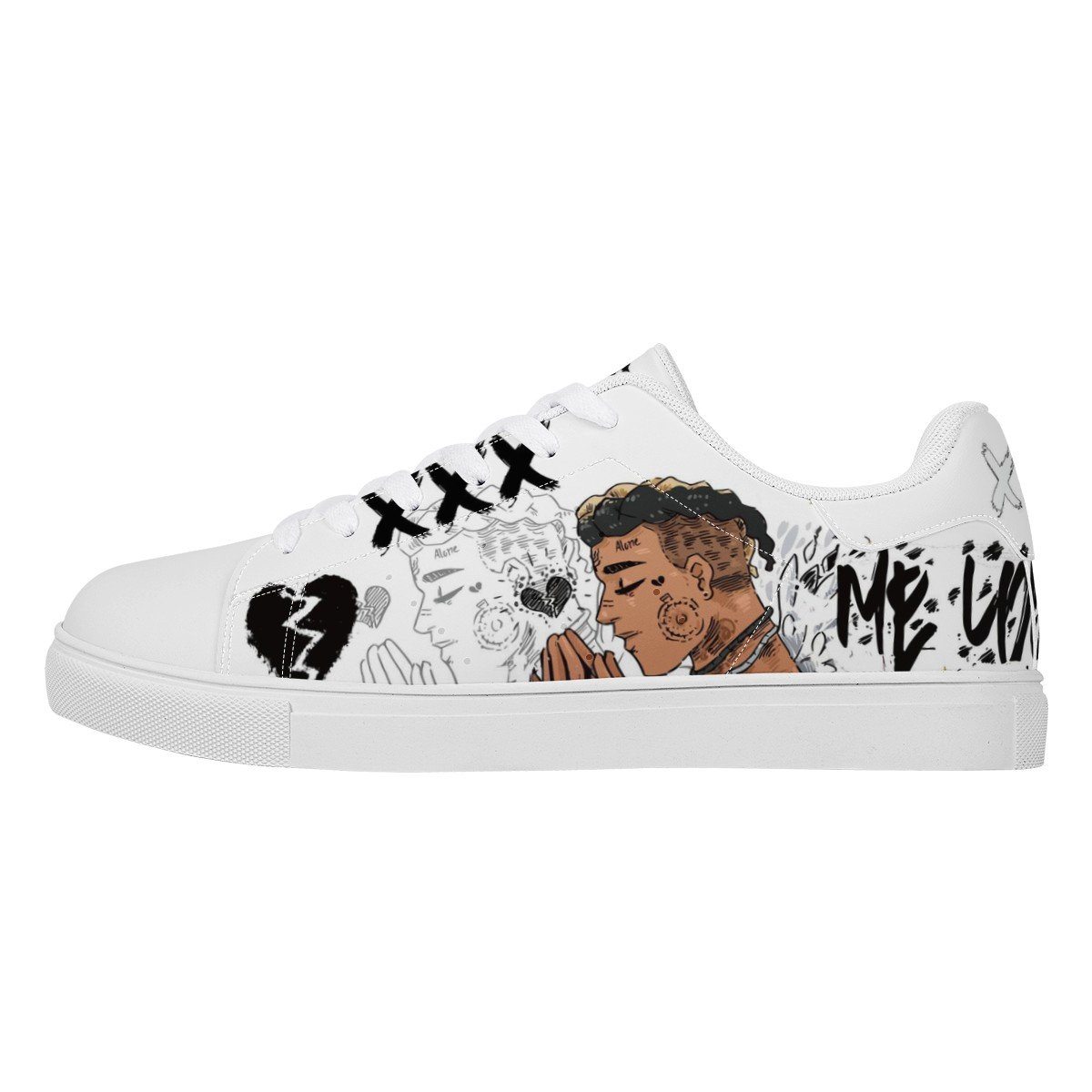 XXX Low Top Sneaker Stan Smith, Rapper, XXXTentacion noxfan Women US5.5 (EU36) 