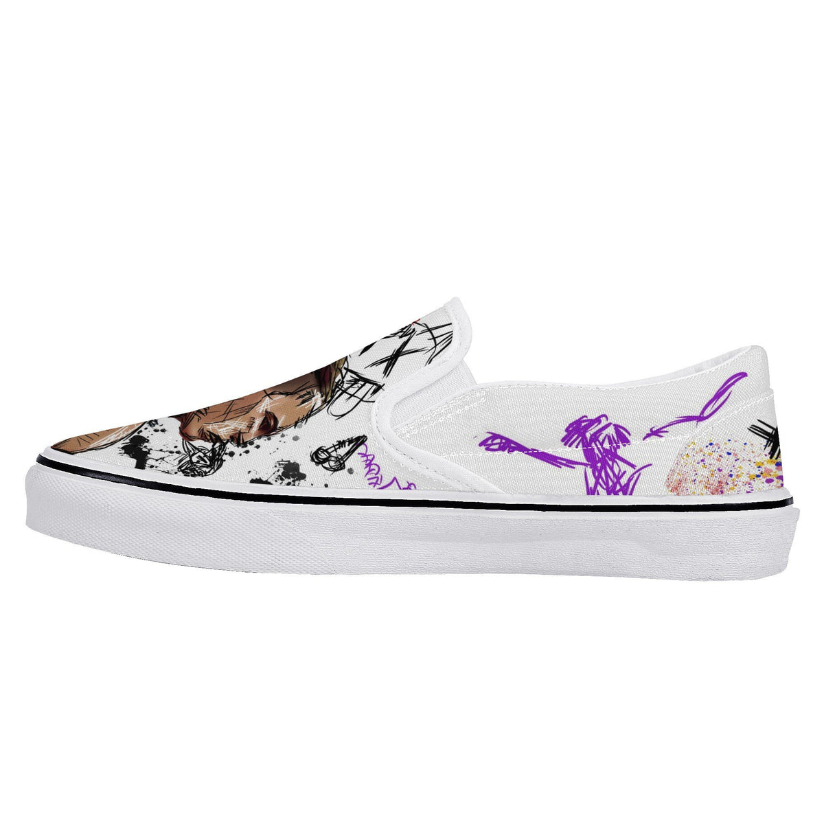 XXXTentacion Custom Vans Slip On Shoes