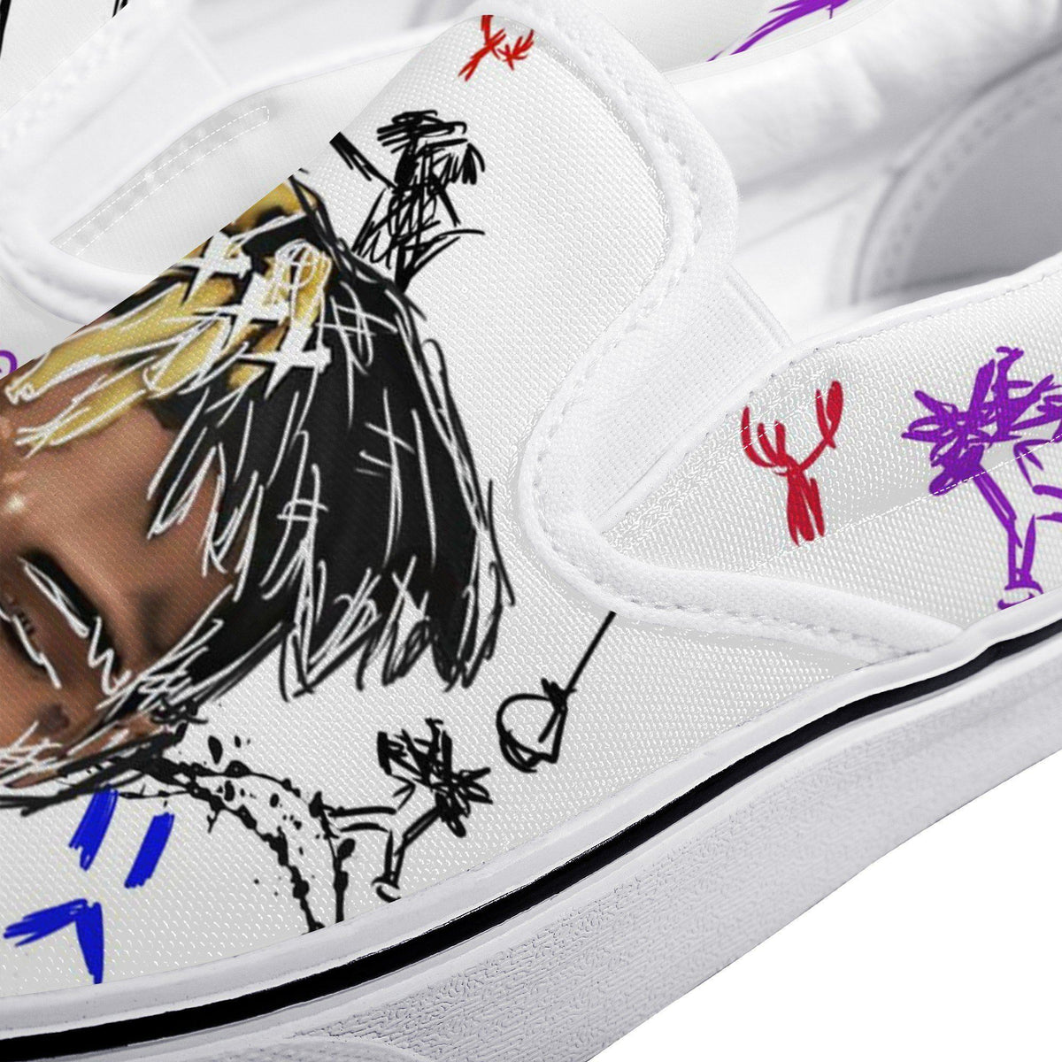 XXXTentacion Custom Vans Slip On Shoes